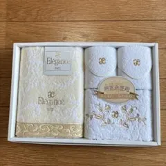 Elégance PARIS タオルセット 無撚糸使用　エレガンスのサムネイル