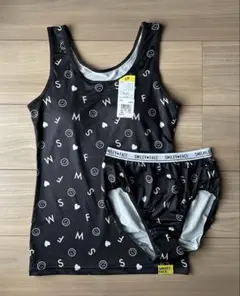 【新品】スマイリー カップ付き タンクトップ ショーツ 160㎝