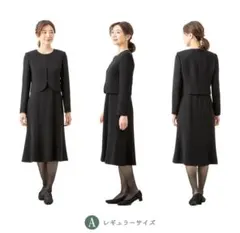 15号　喪服 ブラックフォーマル ジャケット ワンピース セットアップ