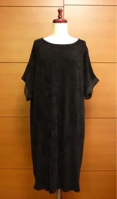 SONIA RYKIELソニアリキエル✴︎黒パイルワンピース✴︎ピンクのバイピング