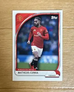 Topps Soccer Man United マテウス・クーニャ カード