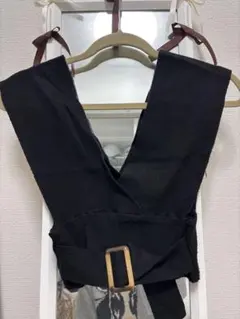 MURUA ニットベスト ブラック