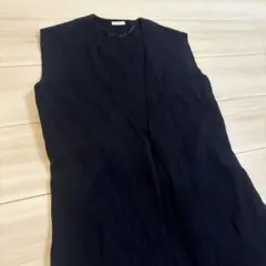 GU ニット ロングジレ M