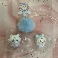 ちいかわ Baby ミニソフビ　モモンガ&古本屋　ノベルティチャーム　古本屋