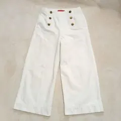 RED CARD 　ホワイトデニム　ワイド　サイズ24