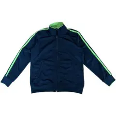 美品 00s old UNIQLO トラックジャケット ジャージ XL 紺×緑