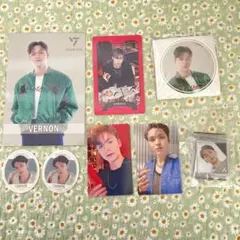 バーノン　トレカ　缶バッチ　チャーム