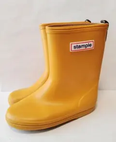 stample キッズ レインブーツ イエロー 17cm