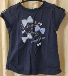 Mezzo Piano ネイビー Tシャツ
