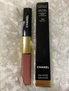 CHANEL ルルージュデュオウルトラトゥニュ186 ピンクヌード