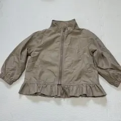 pairmanonフリル付きジャケット 90cm ベージュ