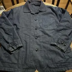 GUY ギイGジャンデニムカバーオールフィールドジャケットダークブルー4Lサイズ