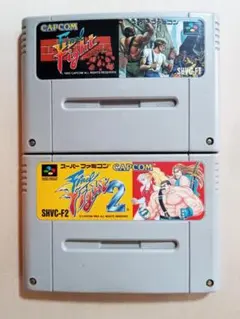 スーパーファミコン ファイナルファイト 2本セット 動作確認済み