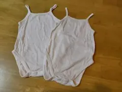 ユニクロ　ボディスーツ　メッシュ　キャミ　80