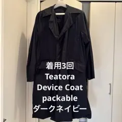 着用2回TEATORA Device Coat P サイズ2 ダークネイビー
