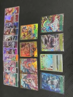 ワンピースカード　引退品　パラレル　SR SEC R 19枚　ルフィ　エース