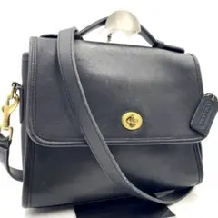 オールドコーチ COACHハンドバッグ ショルダーバッグ2way 黒 アメリカ製