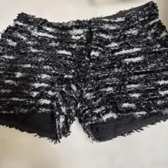 フリンジデザイン ショートパンツ 36