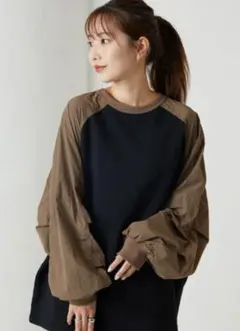 異素材 スウェット