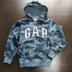 GAP 迷彩柄 ジップアップパーカー 130cm