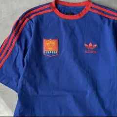 14326 アディダス エクアドル トレフォイルロゴ 刺繍 リンガー Tシャツ