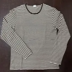 00s archive swag y2k ボーダーロンt グレー黒 - メルカリ
