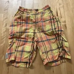 ブリーズ　チェック柄ハーフパンツ 130cm