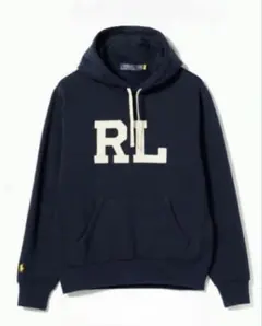 ポロ ラルフローレン パーカー M フーディ ネイビー RL ロゴ