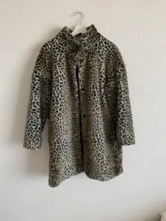 ZARA ファーコート　レオパード
