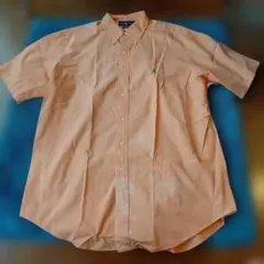 セール　Ralph Lauren 半袖ボタンダウン オレンジ