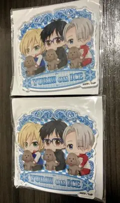 ユーリ!!! on ice アクリルバッジ　2点セット