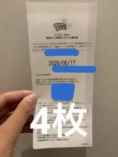 ディズニーハッピーエントリー2026/06/17 ディズニーランド限定4枚のサムネイル