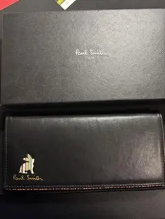 PaulSmith 黒 レザー 長財布