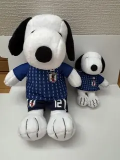 スヌーピー サッカー日本代表 ぬいぐるみセット