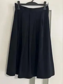 ブラック フレアスカート ウエスト76cm 15号