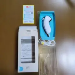 【新品・未使用】Wii ヌンチャク シロ 任天堂純正品 外箱付き