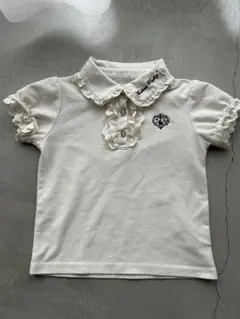 axes femm キッズフリル付きポロシャツ 120 M