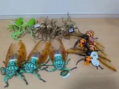 リアルビッグサイズフィギア セミ カマキリ スズメバチ 昆虫フィギア まとめ売りのサムネイル