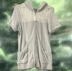 半袖 パーカー レース 森ガール フェアリーグランジ