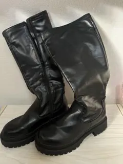 ハニーズ　ブラック ロングブーツ　L