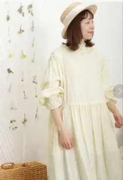 【新品タグ付き】サマンサモスモス 前後2WAYジャンパースカート イエロー