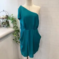 BCBG Maxazria ワンショルドレス　7号のサムネイル