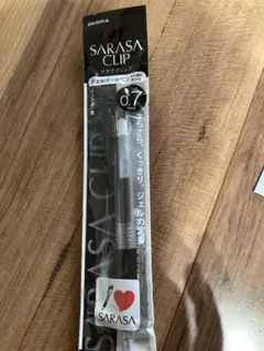 サラサクリップ　ジェルボールペン　黒　0.7