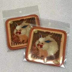 ポケモン　イーブイコレクション　コースター　2枚　ブースター　新品