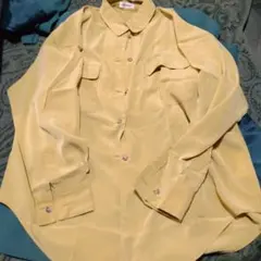 美品♡Federico イエロー 長袖シャツ 40