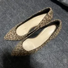 ヒョウ柄パンプス