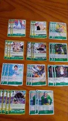 ワンピースカードゲーム 緑属性 デッキパーツ まとめ売り 緑⑤