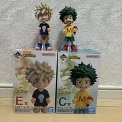 一番くじ　僕のヒーローアカデミア フィギュア セット　爆豪勝己　緑谷出久　幼少期