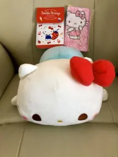 値下げ！ハローキティポーチ2点とぬいぐるみセット