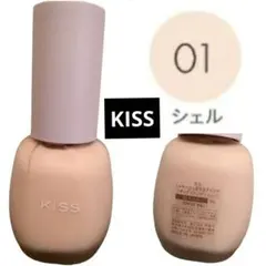1回使用【KISS(キス) 】ミルキッシュガラスファンデ01シェルのサムネイル